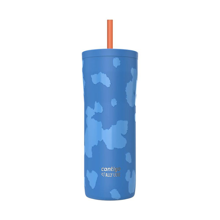 Contigo® x Ally Love Streeterville 2.0 Stainless Steel Tumbler with Straw, 24oz - Stellar Jay [B9WXJ] [ETPFI]